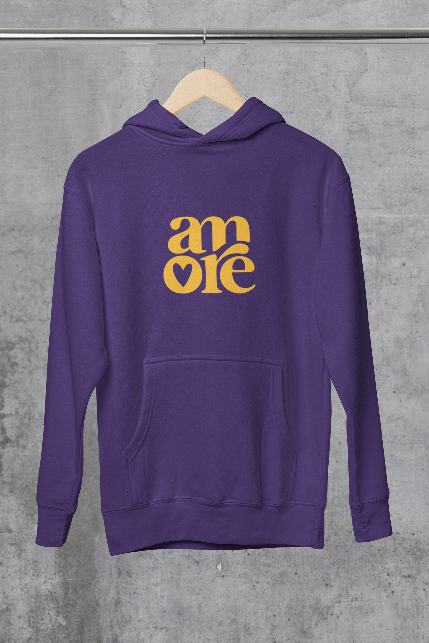 Amore Cozy Purple Hoodie