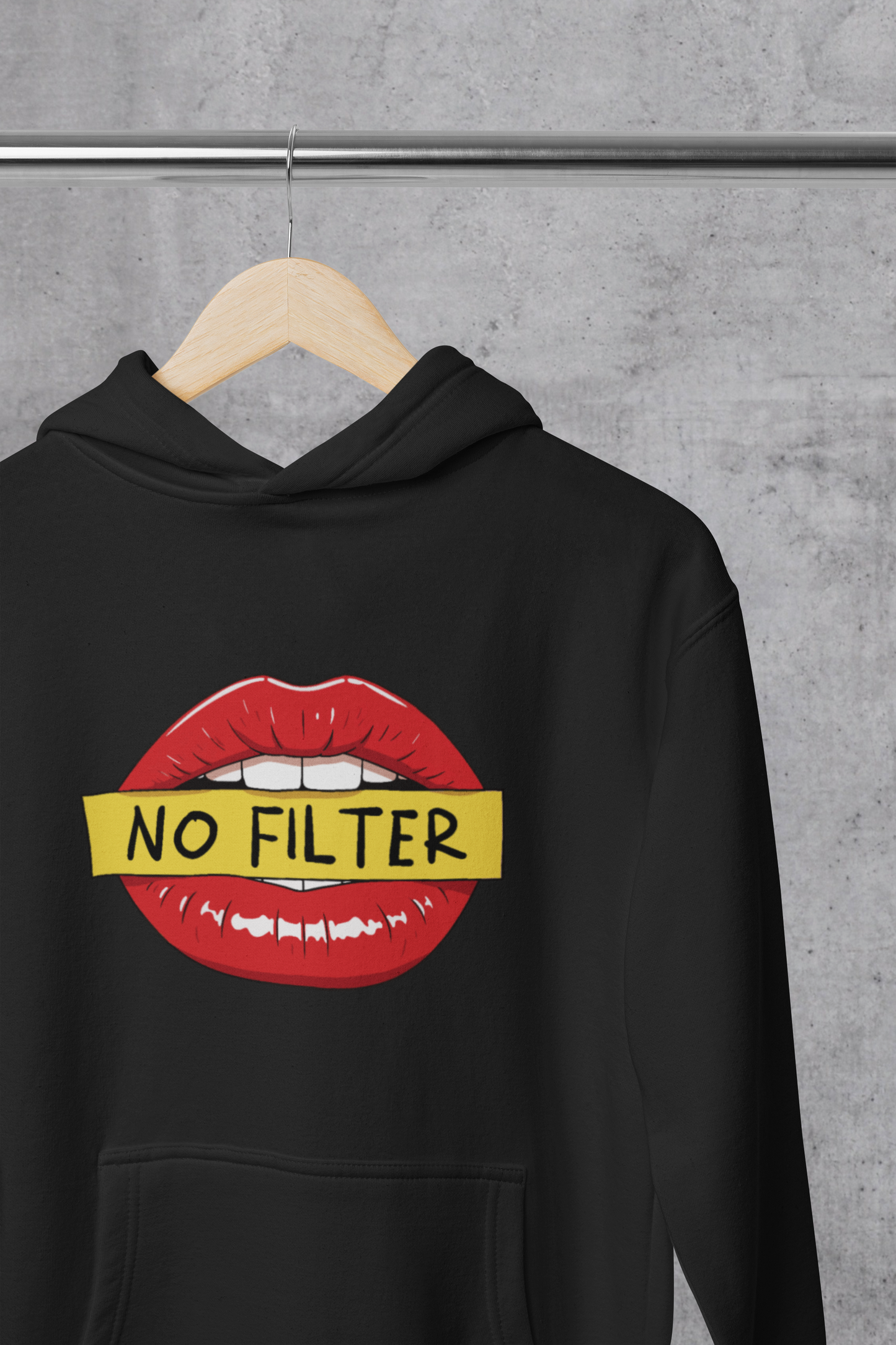Funny No Filter Hoodie