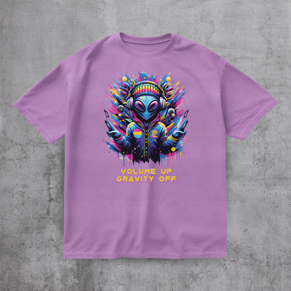 Alien DJ Volume Up Tee