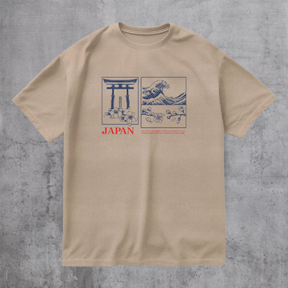 Japan arc Tee