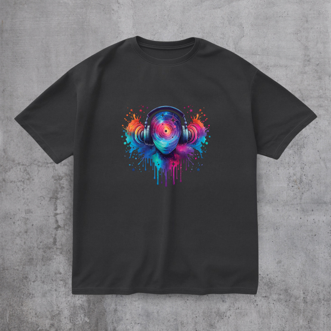 Cosmic DJ Music Tee