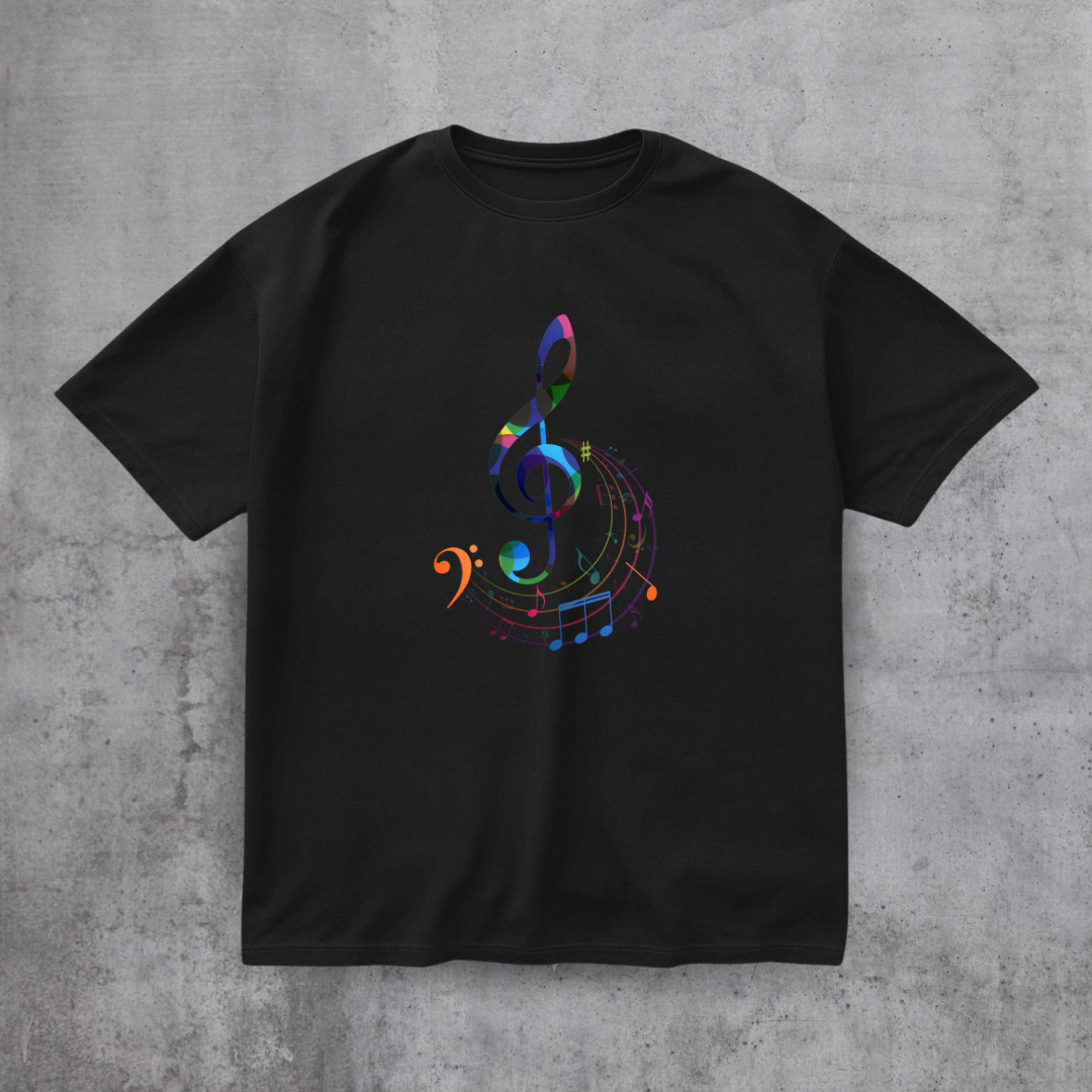 Music Clef Note Tee