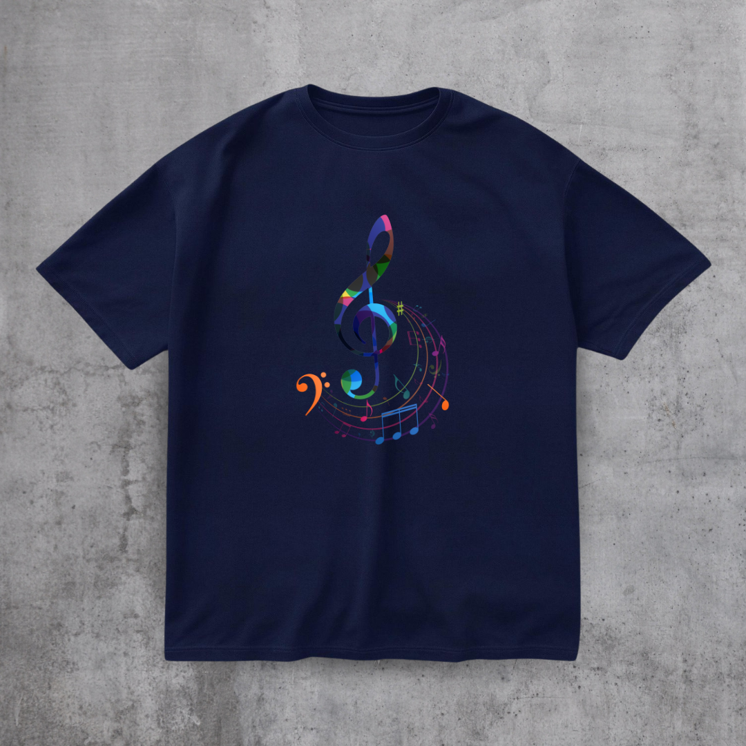 Music Clef Note Tee