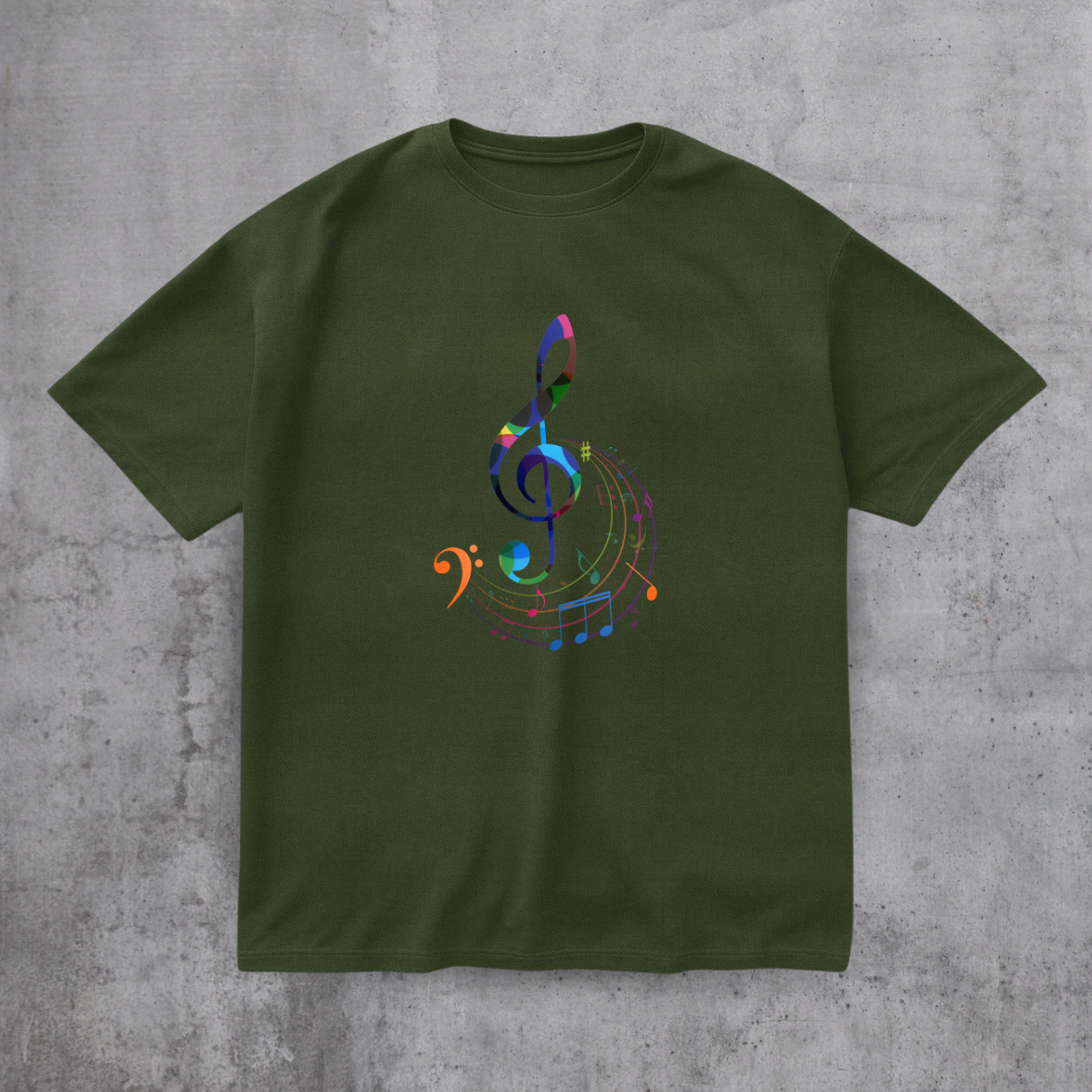 Music Clef Note Tee