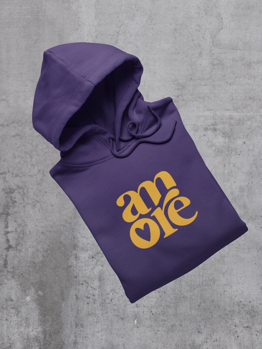 Amore Cozy Purple Hoodie
