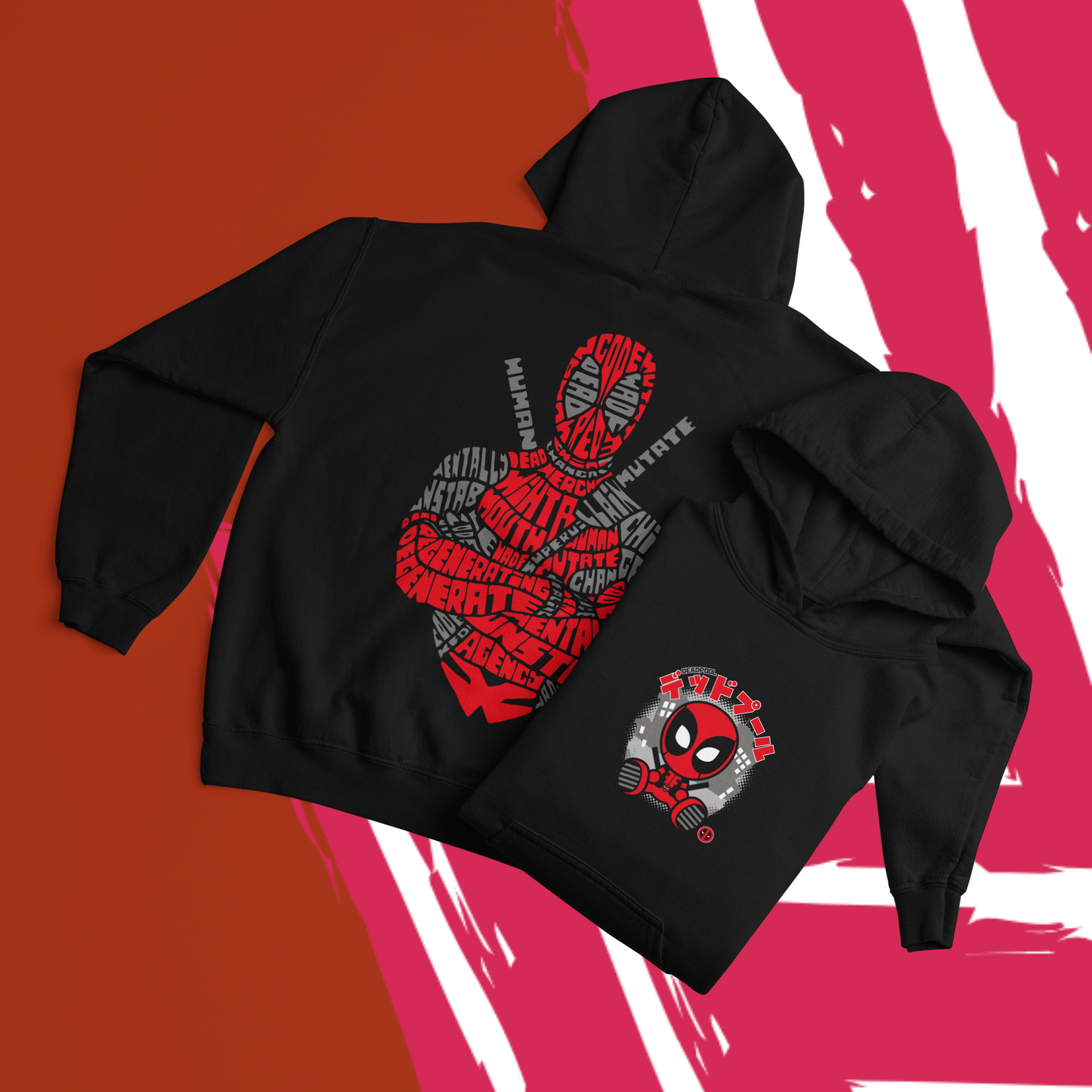 Marvel Deadpool Hoodie Black