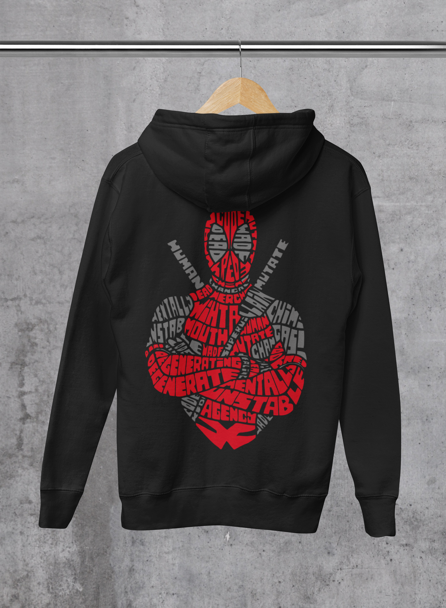 Marvel Deadpool Hoodie Black