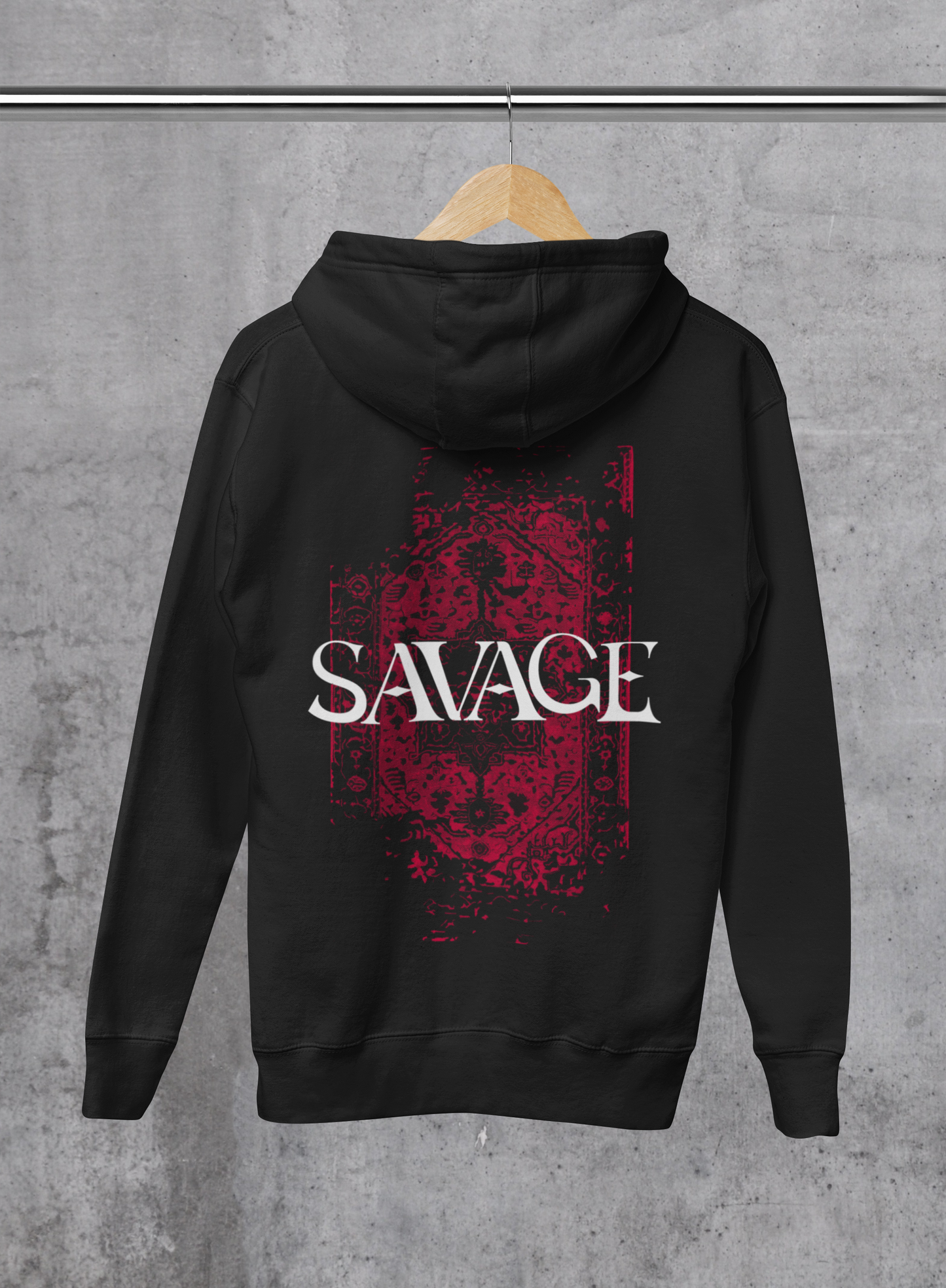Savage Black Hoodie