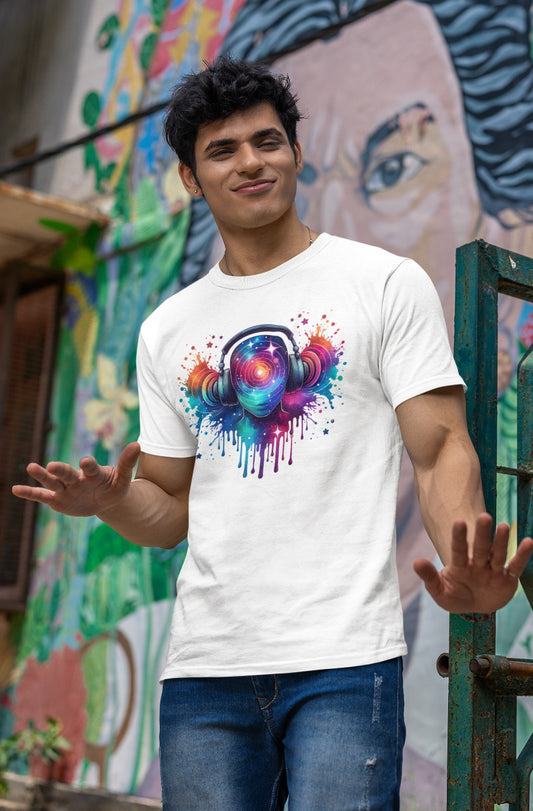 Cosmic DJ Music Tee