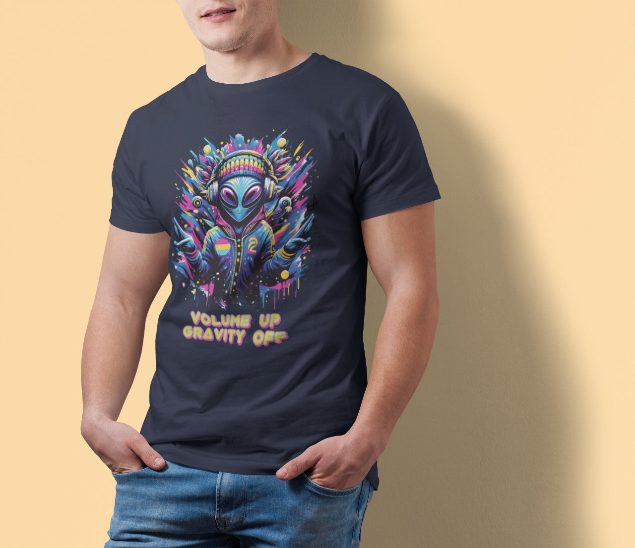 Alien DJ Volume Up Tee