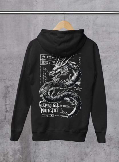 JAPANESE DRAGON BLACK HOODIE