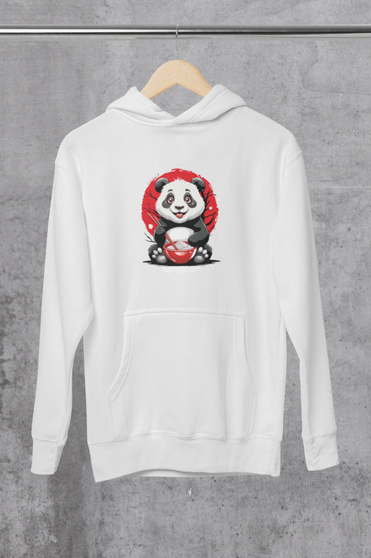 RAMEN PANDA WHITE HOODIE