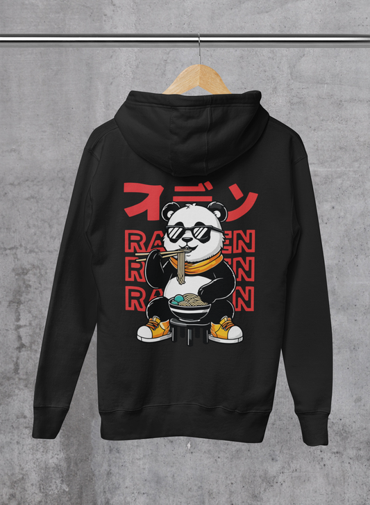 RAMEN PANDA BLACK HOODIE