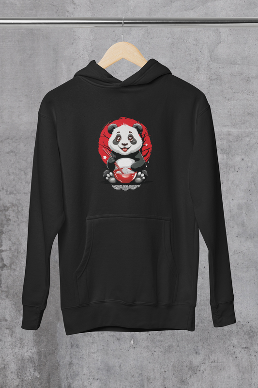 RAMEN PANDA BLACK HOODIE
