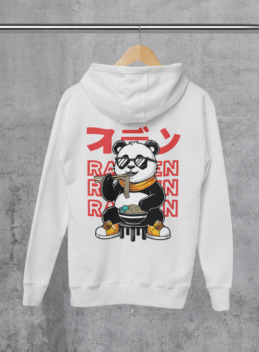 RAMEN PANDA WHITE HOODIE